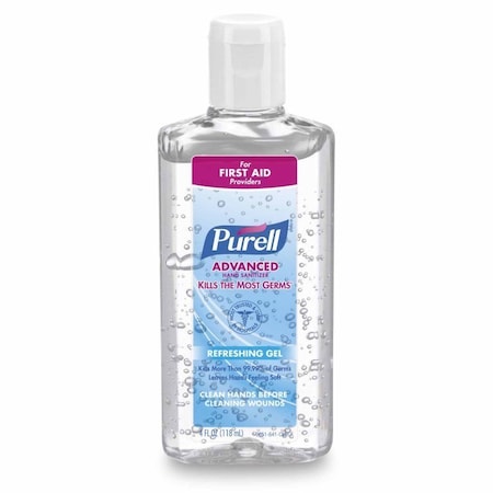 Purell Hand Sanitizer Advanced 4.25 oz Ethyl Alcohol Gel Bottle, 9651-24, 24PK 281327_CS