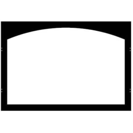 Empire Arch Fireplace Door Frame, Black VFY36SBL