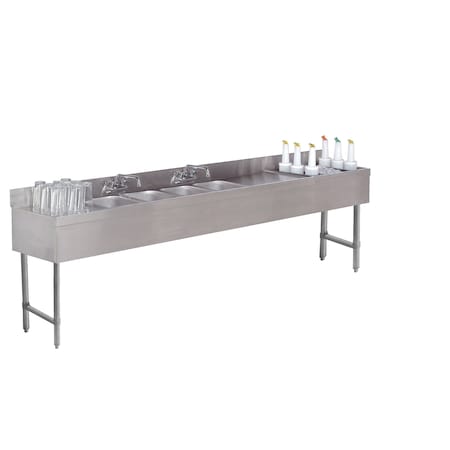 Advance Tabco Underbar Basics Combination Unit 96W x 18D x 33H SLC-84C-R