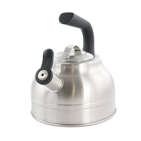Kenmore Elite 2.3 Quart Stainless Steel Whistling Tea Kettle in Silver 137410.01