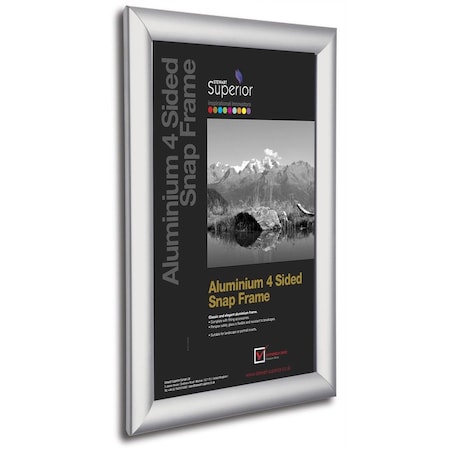 Seco Poster Snap Frame, 11" x 14", Silver SN1114-SV