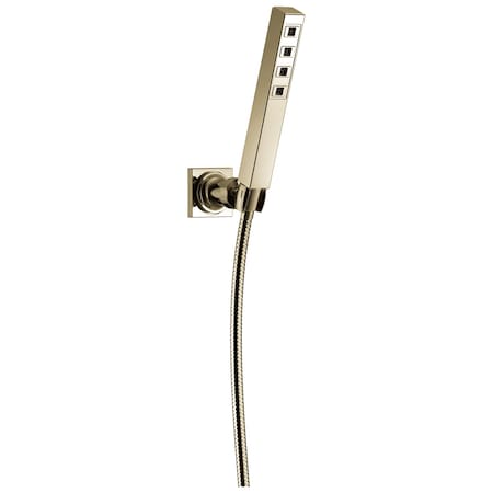 Delta Universal Showering Components: H2Okinetic Single-Setting Adjustable Wall Mount Hand Shower 55567-PN-PR