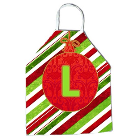 Carolines Treasures Christmas Oranment Holiday Initial Letter L Apron CJ1039-LAPRON