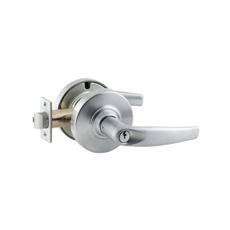 Schlage Commercial ND Series Entry C Keyway Athens with 13-247 Latch 10-025 Strike Satin Chrome Finish ND53PD ATH 626