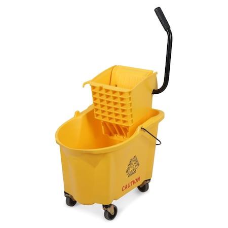 4Dock Mop Bucket/Wringer, Side Press, 38 Quart BW002
