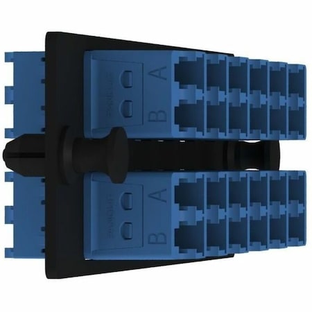 Panduit Fiber Optic Adapter Panel, 1.39 in FAP12WBUDLCZ