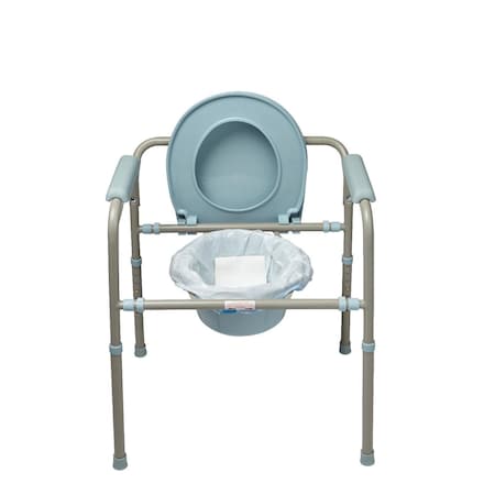 Medline Commode Liners with Absorbent Pad MDS89664LINEH