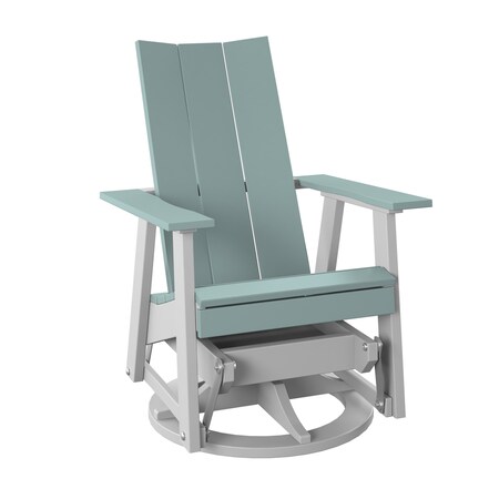 Polybird MODERN SWIVEL GLIDER     SAGE AND WHITE POLYBIRD P69