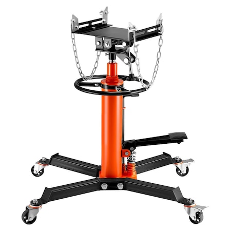 Vevor Transmission Jack 1100 lbs 2-Stage Hydraulic High Lift Vertical Telescopic 1100ORANGEJACK