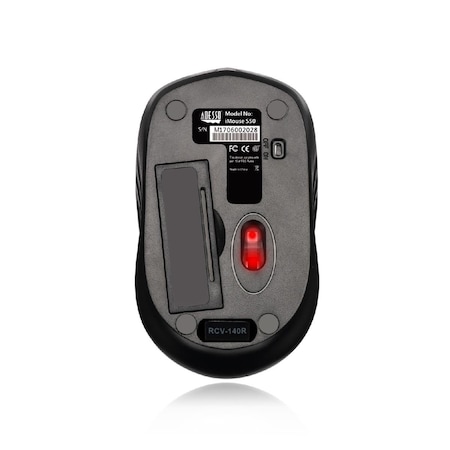 Upgrade 2.4gHz Wireless Ergo Minimouse, Red UP369679