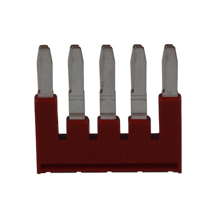 Eaton Plug-in bridge, Red, Five-position, 50PK XBAFBS55