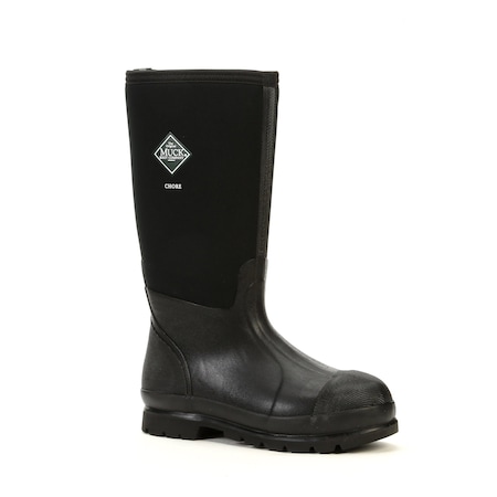 Muck Boot Co Men's Chore Classic Tall Rubber Boot, Plain Toe, 16" Height, Black, 8 CHH-000A