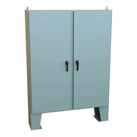 Hammond Handle Electrical Enclosure, 72 in H, 13 in D, 60 in W, 12, 13, 3R, 4, Steel HN4FM726012