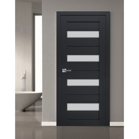 Sartodoors Interior Solid French Door Solid Core Modern Interior VEREGIO7455ID-ANT-18