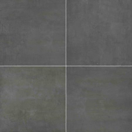 Ackland Modan Coal 24 in. x 24 in. x 2 cm. Matte Porcelain Stone Look Paver, 2PK AKLNPMODCOAL24X24M-CA