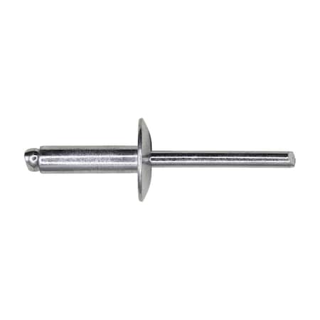 Auveco Blind Tack Rivet Large Flange Head 13/16in Length, 25PK 13796