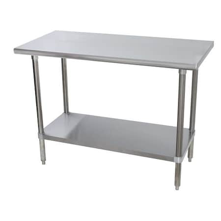 Advance Tabco Flat Top Work Prep Table SLAG-304-X