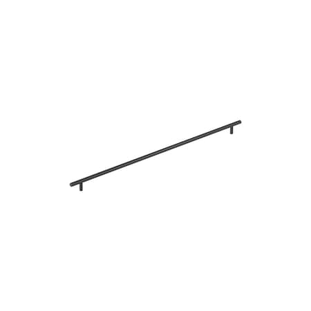 Amerock Bar Pulls 25-3/16 inch 640mm Center-to-Center Black Bronze Cabinet Pull BP19018BBR