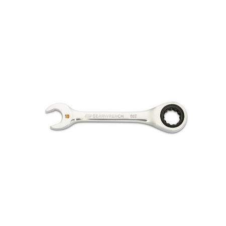 Gearwrench Stubby Combination Ratchet, 12 Pt, 10 mm 86840