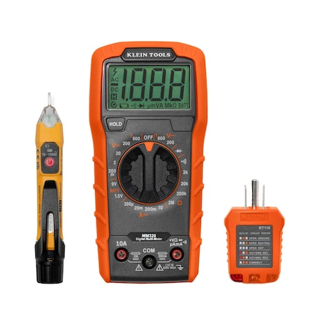 Klein Tools DigitalMultimeter, AvgCalc, 600VAC/DC 69149P