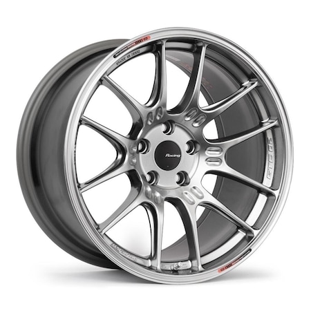 Payasadas 18x9-5x112 in. 25 x 66.5 mm GTC02 Offset Bore Hyper Wheel, Silver PA2005585
