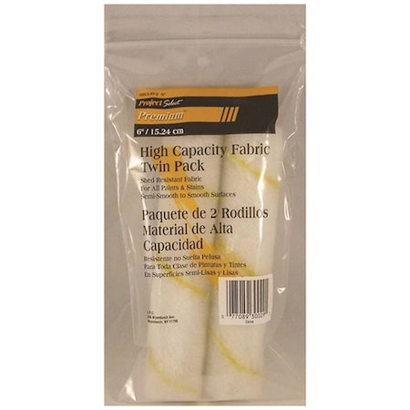 Linzer 6in x 3/8in Nap Linzer Project Select Moisture and Solvent Resistant Roller Cover, 2PK MR300-2-6"