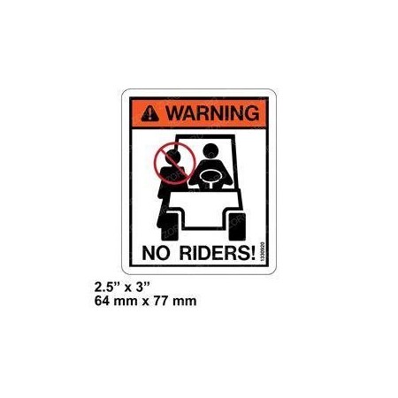 Yale REPLACEMENT DECAL, NO RIDERS 504231248