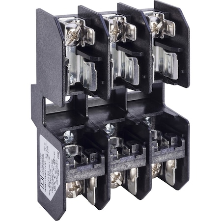 Square D Power Distribution Block, 3 Pole, 30 A, 600 V, 10 AWG 9080FB3611CC