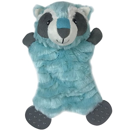 Pet Park Blvd Dog Toy, Flatties Raccoon, Multi-Color US2206 13