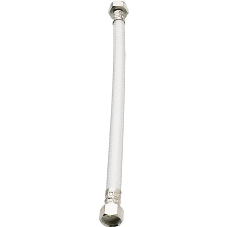 Plumb Pak EZ Series Sink Supply Tube, 1/2 in Inlet, Flare Inlet, 1/2 in Outlet, FIP Outlet, 20 in L PP23848