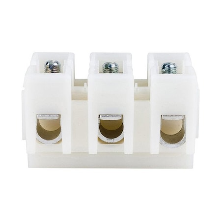Eaton Bussmann TerminalBlock, 175A, White, 600V, C-Rail NC3-WH