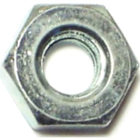 Midwest Fastener Hex Nut, #10-32, Steel, Grade 2, Zinc Plated 3751