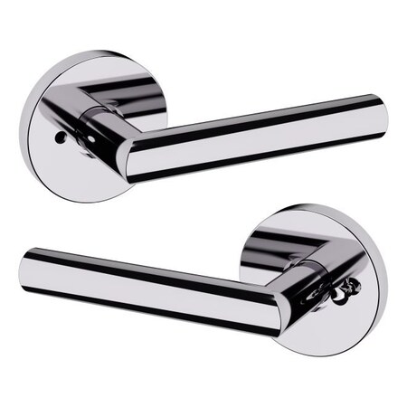 Baldwin Preconfigured 5173 Lever with 5146 Rose Privacy Lock with 2-3/8in Backset and Full Lip 5173260PRIV