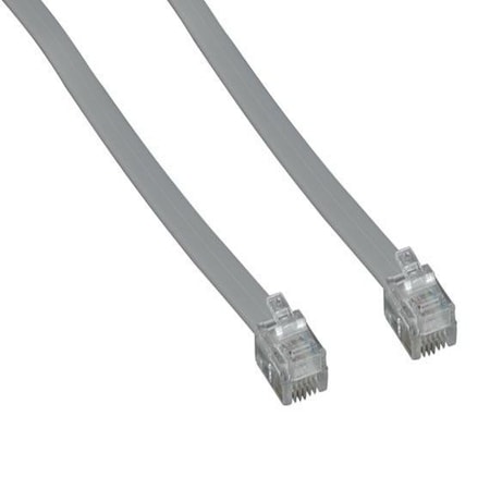 Sanoxy 2 PACK  7ft RJ12 6P6C Straight Modular Cable SNX-CBL-LDR-PH102-3107