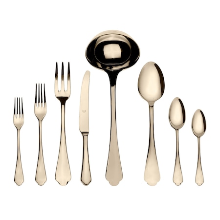 Mepra Dolce Vita Flatware Set - 43 Pieces - Champagne 106422043C