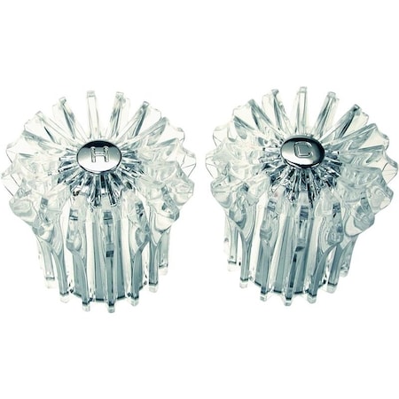 Danco Faucet Handle, Acrylic, For Price Pfister Marquis Two Handle TubShower Faucets 88261