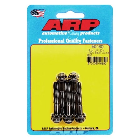 Arp 640-1500 0.25-20 x 1.5 in. 12 Point Bolt Kit, 5PK ARP640-1500