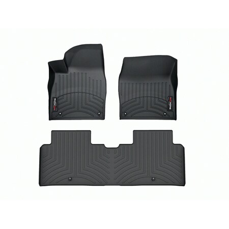 Weathertech Black, Front and Rear Floorliners 441723-1-3