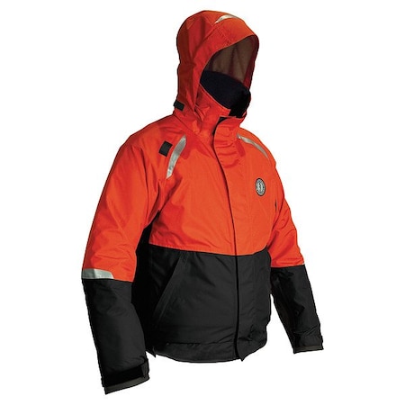 Mustang Survival Float Coat, M, 15.75lb, Black/Orange MJ5246-33-M