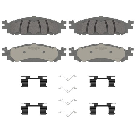 Wagner Brake OEX Front Disc Brake Pad Set Premium Ceramic, OEX1508