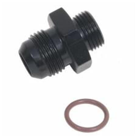 Fragola 495113-BL 0.88-14 x -6 AN Port O-Ring Adapter Fitting, Black FRG495113-BL