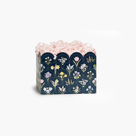 Nashville Wraps Vintage Floral Basket Box, Small 6.75x4x5, 6PK VFS
