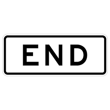 Sign Solutions Usa Traffic Sign, 30 in Width, Aluminum Sign, Horizontal Rectangle DUS06DWT3012R3-9dP