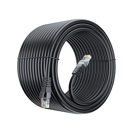 Maximm 150ft Cat6 Pure Copper UTP Ethernet Cable, Black CAT6-150FTBlack