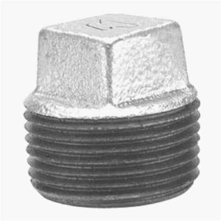 Homecare Products 8700159901 .75 in. Malleable Iron Pipe Fitting Galvanized Plug HO569341