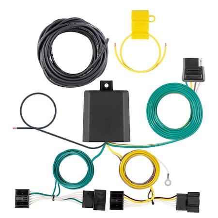 Curt Custom Wiring Harness, 4-Way Flat Output, Select BMW X3 56533