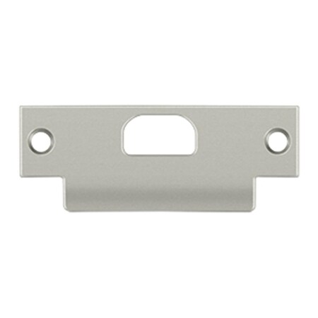 Dendesigns 4.87 x 1.25 in. T Strike with Hole, Satin Nickel  Solid DE829689