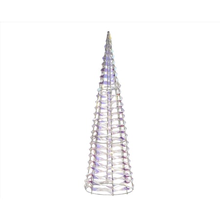 Lumineo LED Iridescent Cone tree Table Decor 3 ft. 487659