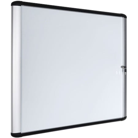 Mastervision Porcelain Enclosed Bulletin Board 28"W x 38-45/64"H VT640209650