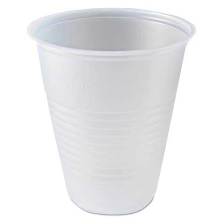 Fabri-Kal RK Ribbed Cold Drink Cups, 7 oz, Clear, PK2500 9508022